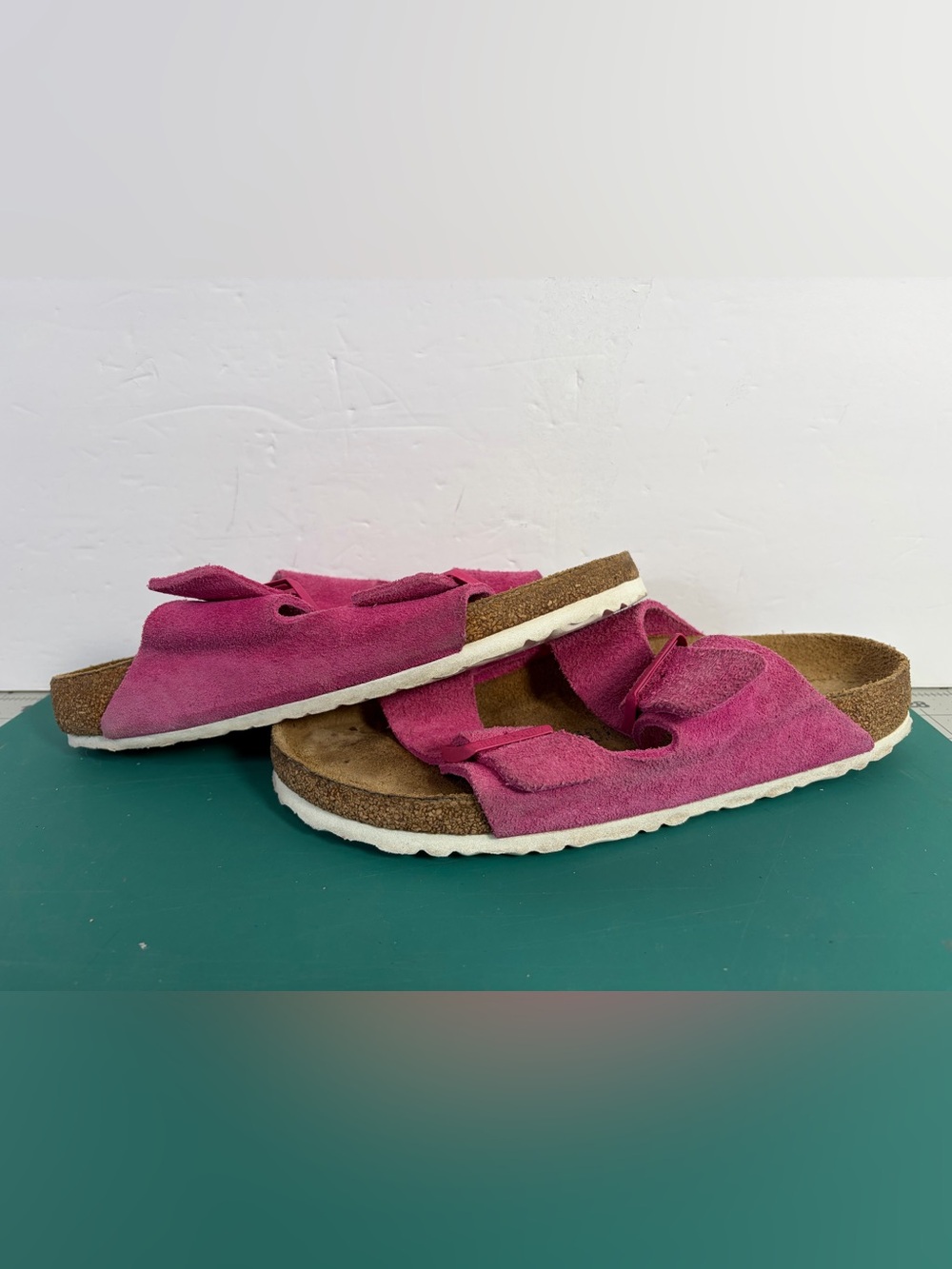 Birkenstock Boston Soft Footbed Pink Suede Clogs Sandals EU 40 US 9 Women - Picture 4 of 11